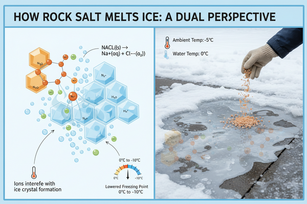 The Science of Rock Salt: How Sodium Chloride Melts Ice