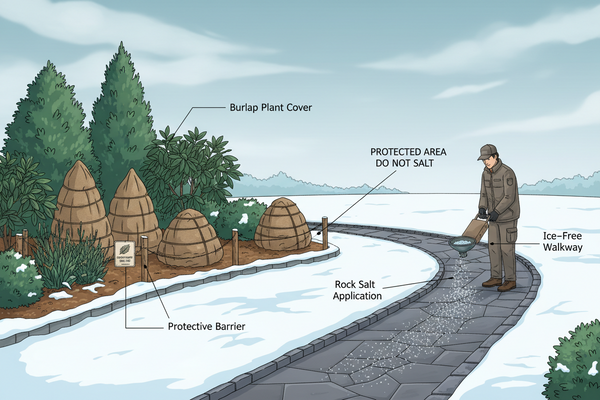 Winter Landscaping Protection: Minimizing Salt Impact on Plants