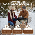 SASQUATCH ROCK SALT™ Natural Ice & Snow Melt - 7,500 SQ FT